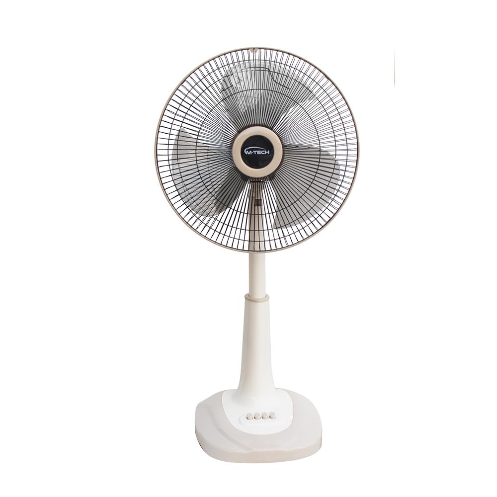 พัดลมสไลด์ 16 นิ้ว M-TECH DSF-9162 NEW สีครีม