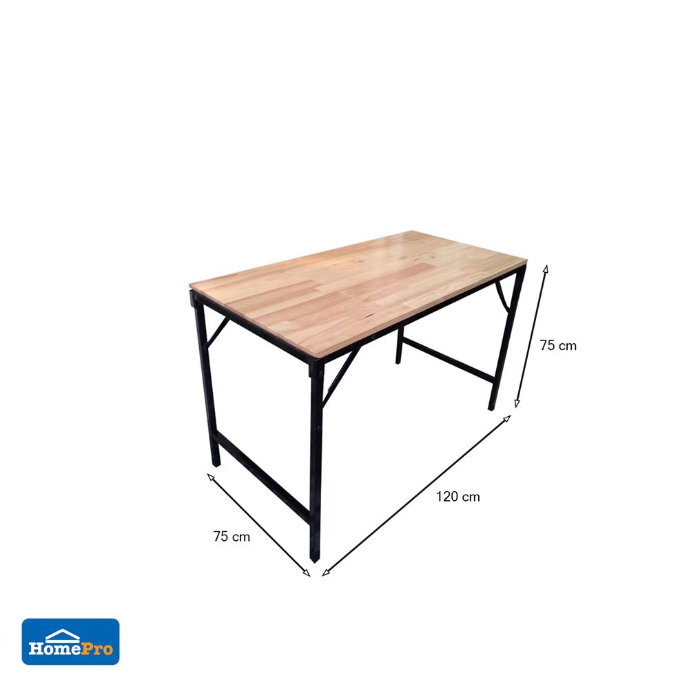 โต๊ะอเนกประสงค์เหลี่ยม ME LIVING CAYLA 75x120 ซม. สีธรรมชาติ