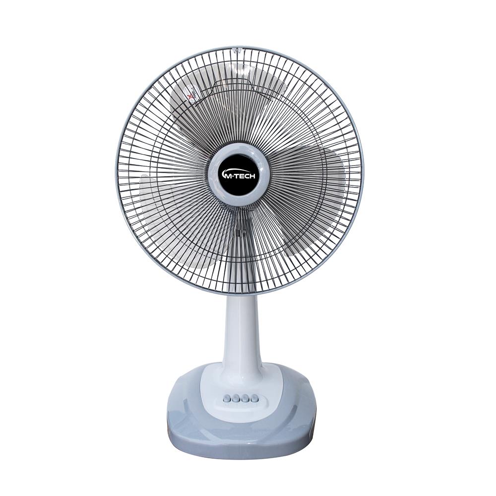 พัดลมตั้งโต๊ะ 16 นิ้ว M-TECH DF-8162 NEW เทา