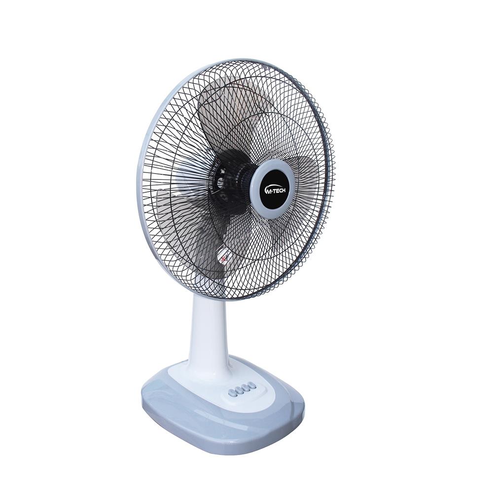 พัดลมตั้งโต๊ะ 16 นิ้ว M-TECH DF-8162 NEW เทา