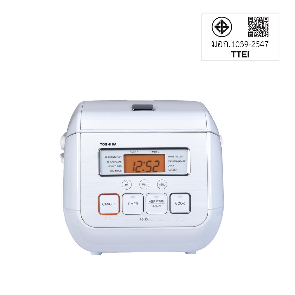หม้อหุงข้าว DIGITAL TOSHIBA RC-5SL(W)A 0.54ลิตร