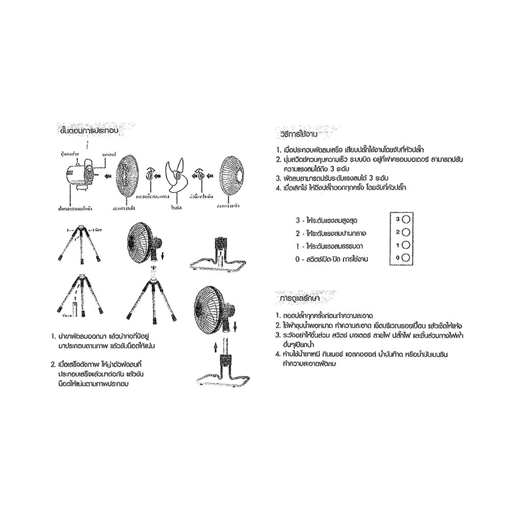 พัดลมอุตสาหกรรม 18 นิ้ว M-TECH CIF-5183 สีเทา