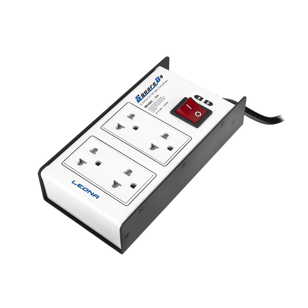 ปลั๊กไฟ LEONA SQUARE D4