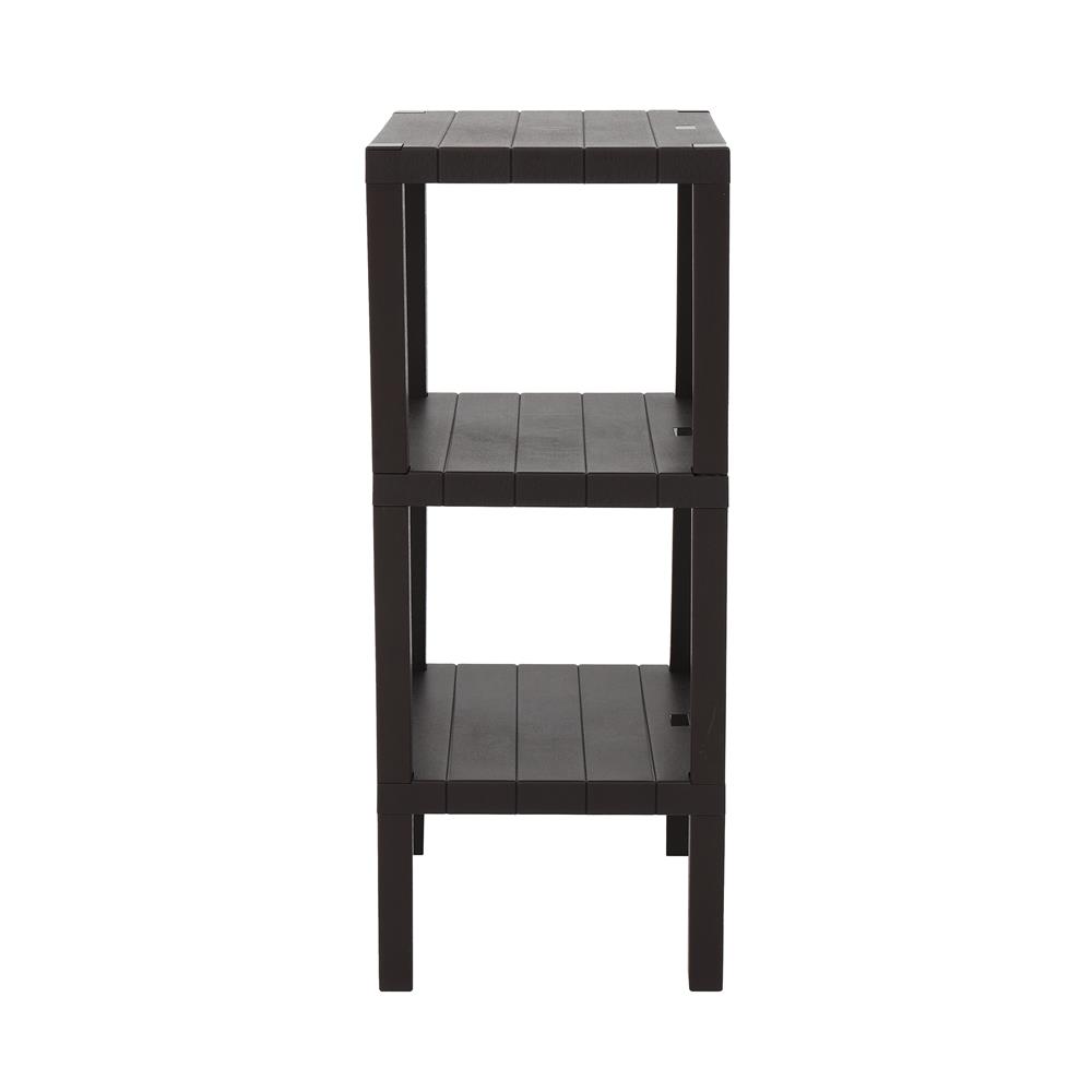 ชั้นวางของ 3 ชั้น STACKO BRICK 30x40x73 ซม. สีน้ำตาล