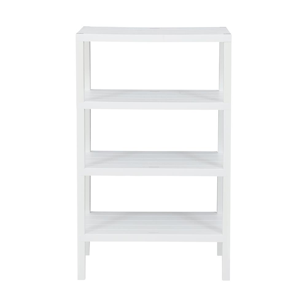 ชั้นวางของ 4 ชั้น STACKO BRICK 30x60x100 ซม. สีขาว