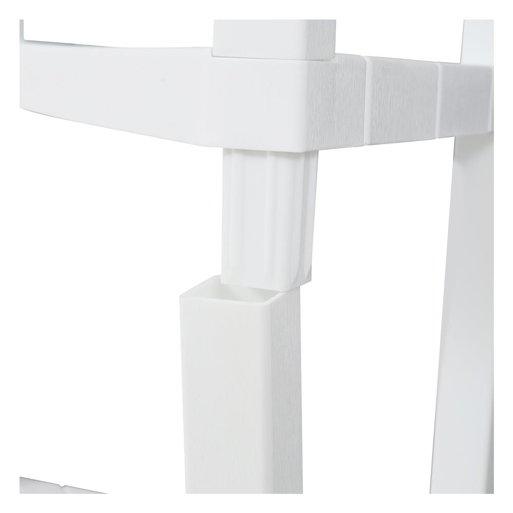 ชั้นวางของ 4 ชั้น STACKO BRICK 30x60x100 ซม. สีขาว