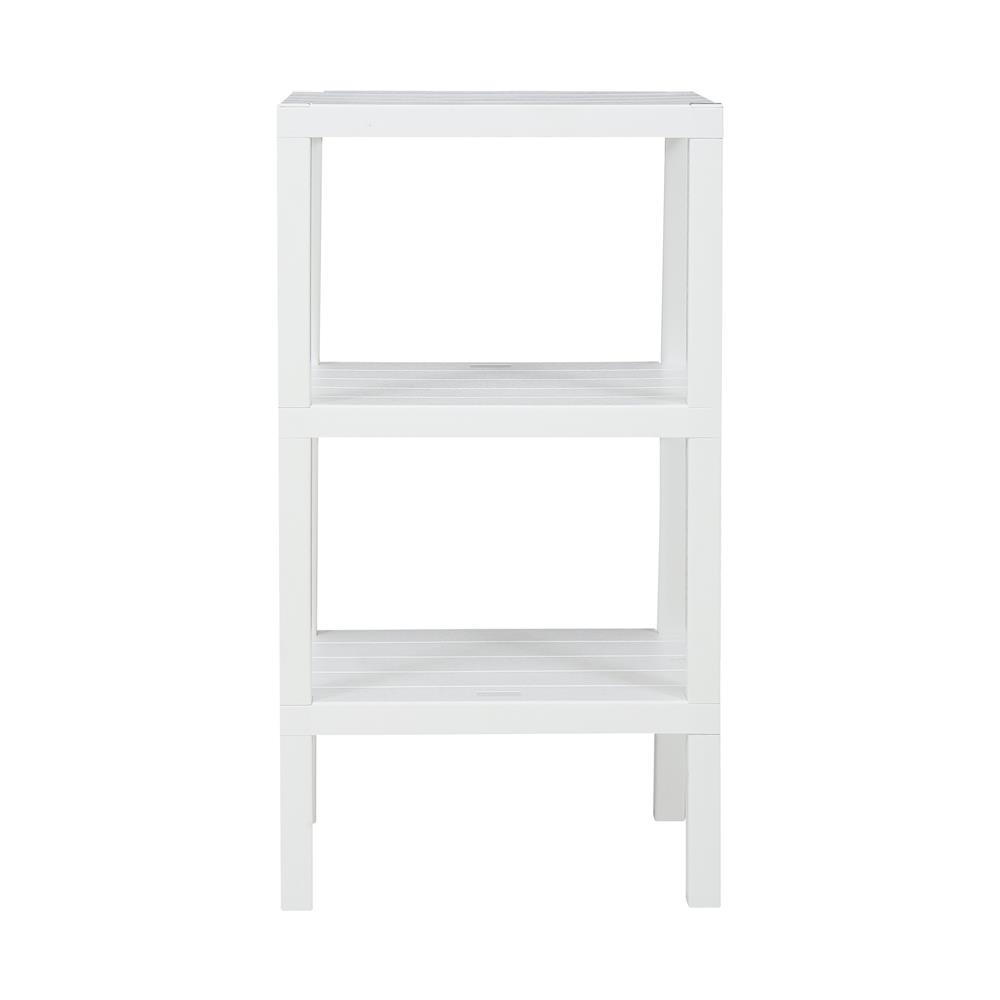 ชั้นวางของ 3 ชั้น STACKO BRICK 30x40x73 ซม. สีขาว