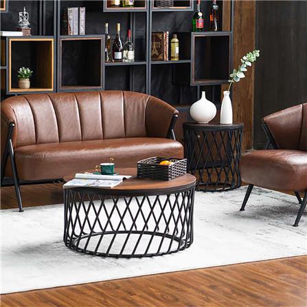 โต๊ะกลาง FURINTREND MET 10 สี MATT BLACK_1