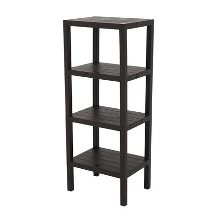 ชั้นวางของ 4 ชั้น STACKO BRICK 30x40x100 ซม. สีน้ำตาล