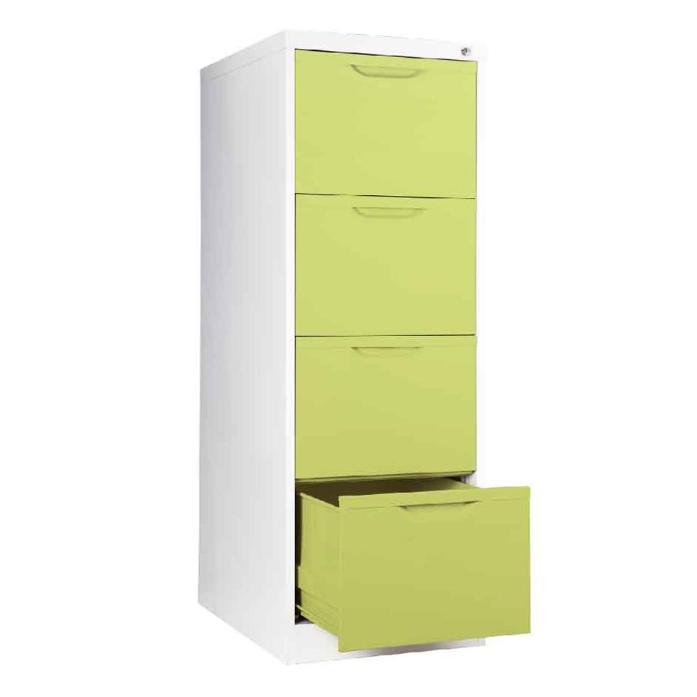 ตู้ลิ้นชักเหล็ก  KOL KF-4 เขียว