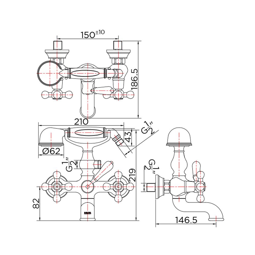 ก๊อกผสมอ่างอาบ KARAT FAUCET KF-73-721-53