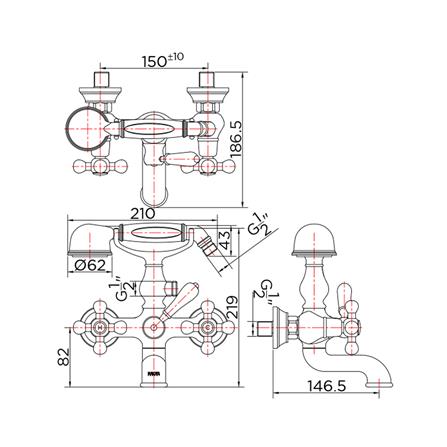 ก๊อกผสมอ่างอาบ KARAT FAUCET KF-73-721-53_1