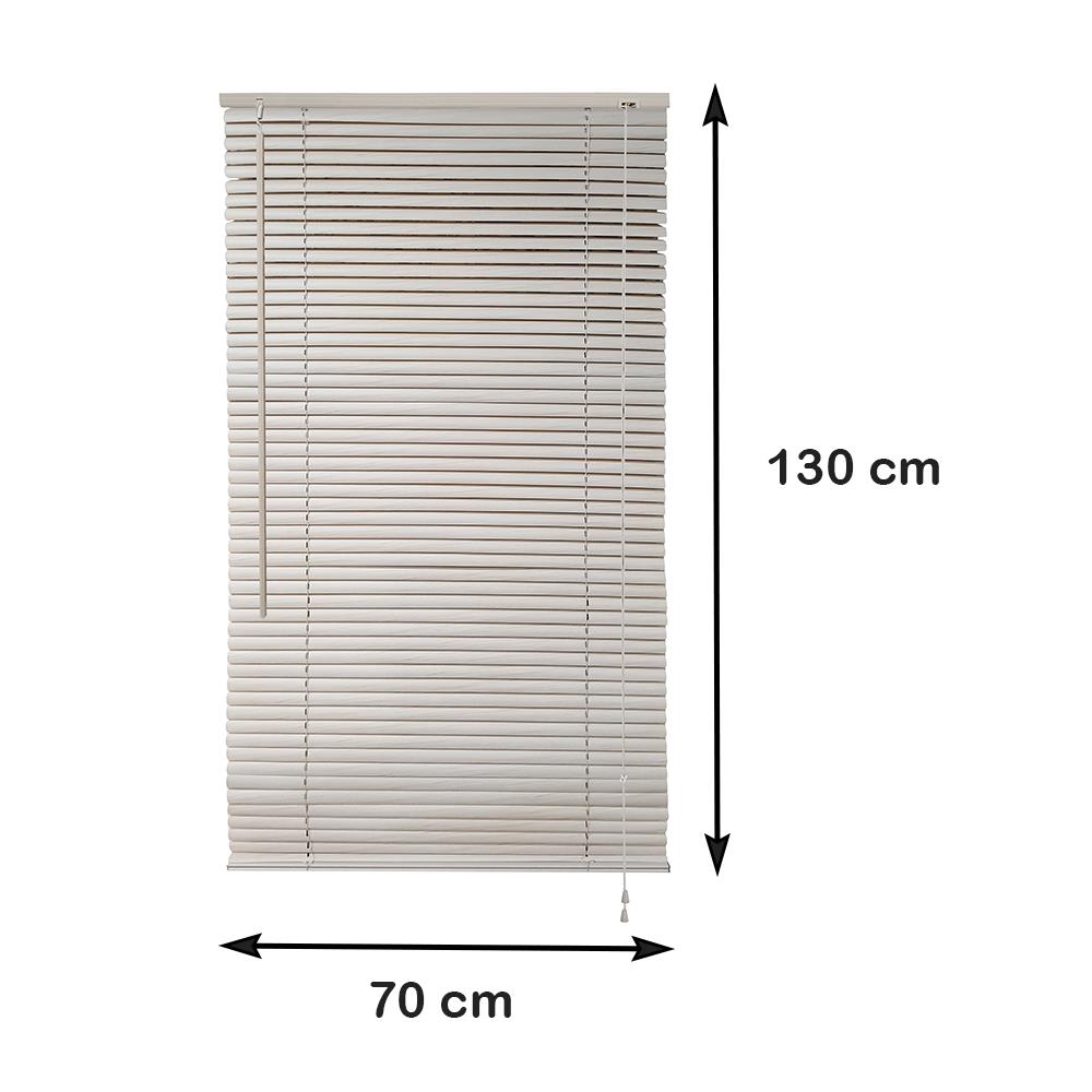 มู่ลี่ ไวนิล HOME LIVING STYLE WOOD 70x130 ซม. สีครีม