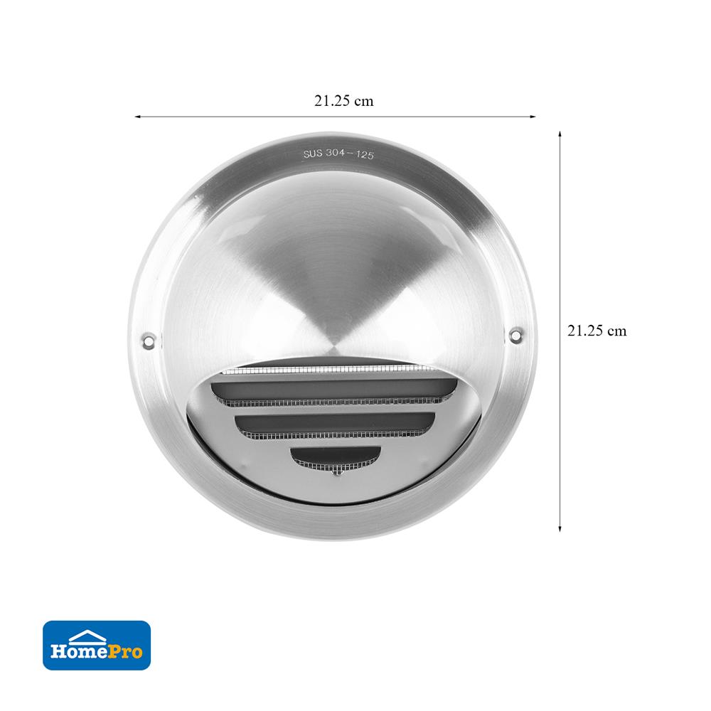 หน้ากากกันแมลงแบบกันฝน PARNO PARNO100X 10 ซม. สีเงิน