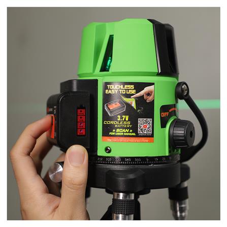 เลเซอร์วัดระดับ PUMPKIN GREEN OSRAM 5L 10 เมตร แสงสีเขียว_3