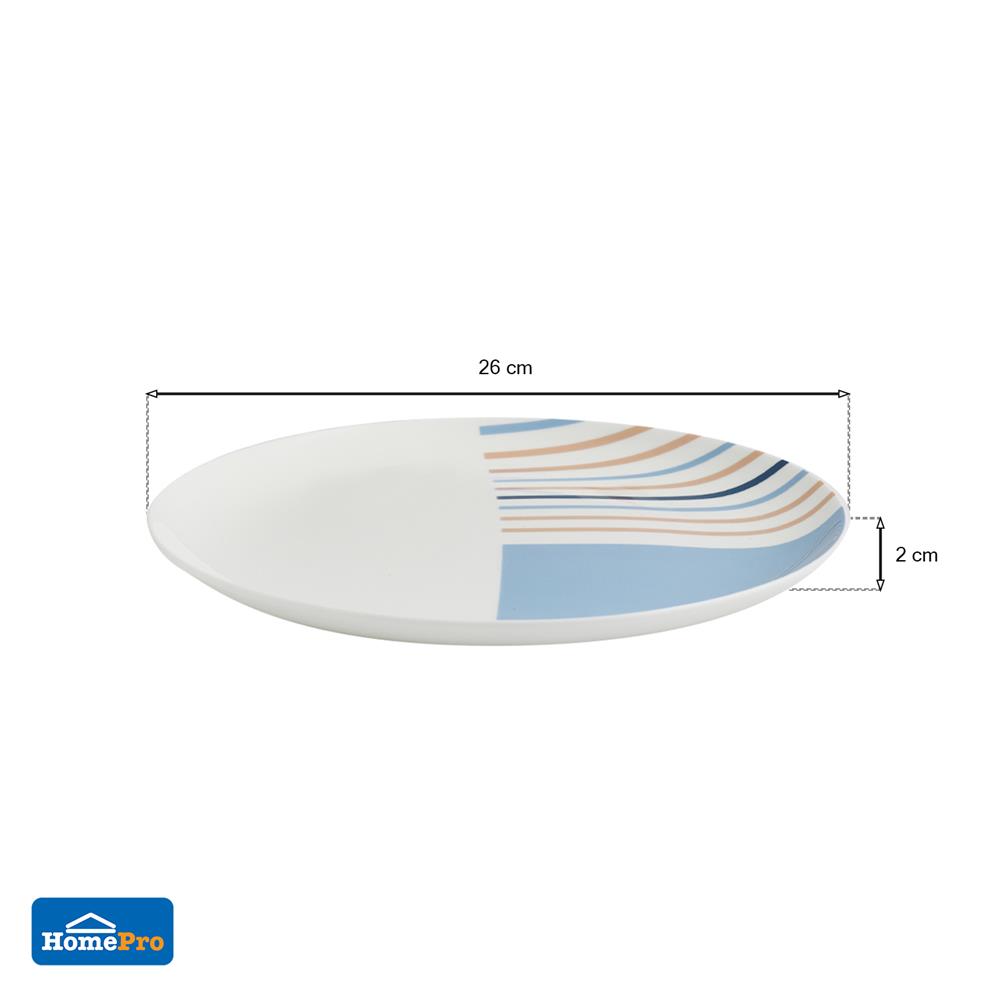 จาน BONE CHINA บัว 10" KECH GUARDIAN