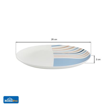 จาน BONE CHINA บัว 10
