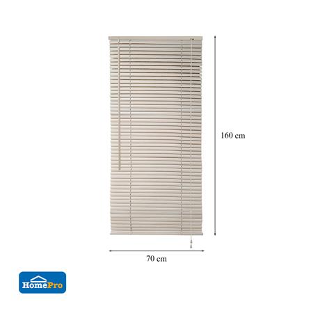 มู่ลี่ ไวนิล HOME LIVING STYLE WOOD 70x160 ซม. สีครีม_3