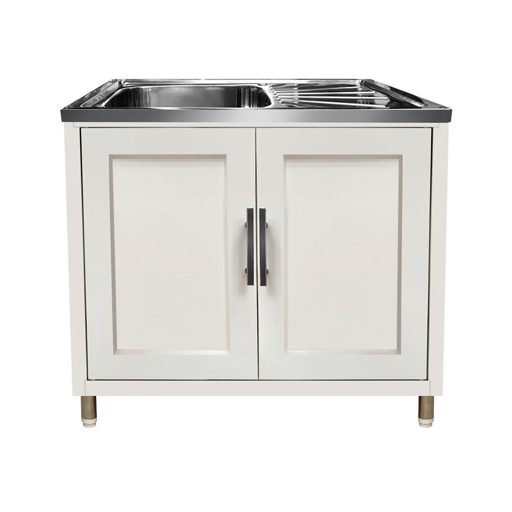 ตู้ตั้งพื้น PP CABIN ELBE 1หลุม 1ที่พัก สีครีม