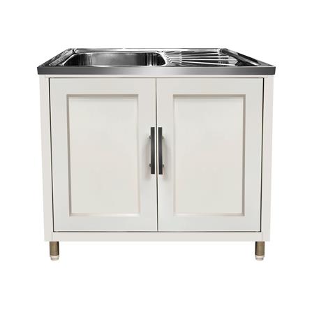 ตู้ตั้งพื้น PP CABIN ELBE 1หลุม 1ที่พัก สีครีม_1