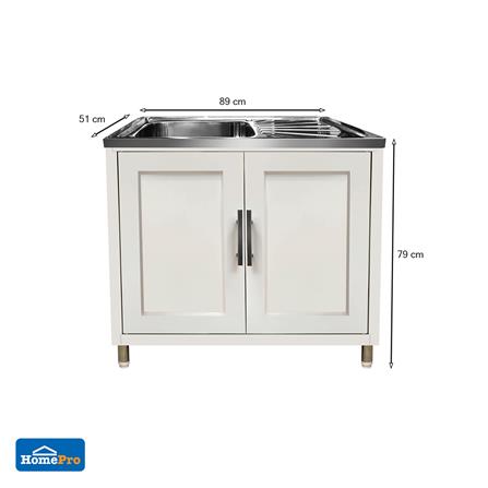 ตู้ตั้งพื้น PP CABIN ELBE 1หลุม 1ที่พัก สีครีม_3