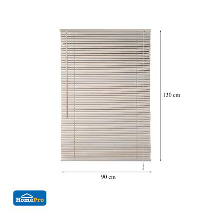 มู่ลี่ ไวนิล HOME LIVING STYLE WOOD 90x130 ซม. สีครีม_3