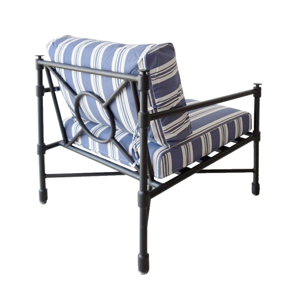 เก้าอี้ MODERN OUTDOOR KAMPUS KLASS สีน้ำเงิน-ขาว