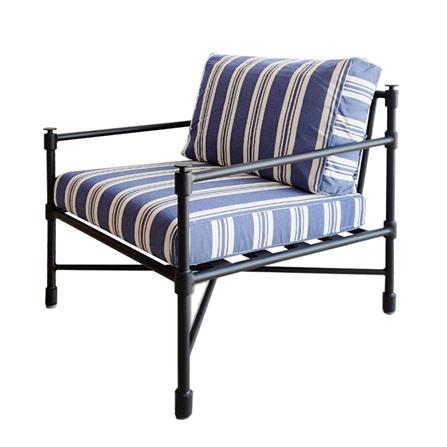 เก้าอี้ MODERN OUTDOOR KAMPUS KLASS สีน้ำเงิน-ขาว