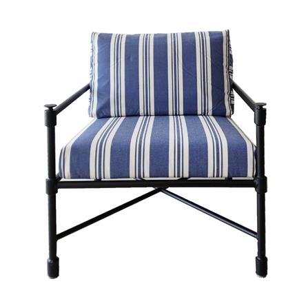 เก้าอี้ MODERN OUTDOOR KAMPUS KLASS สีน้ำเงิน-ขาว_1