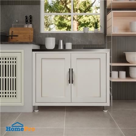 ตู้ตั้งพื้น PP CABIN ELBE FLAT TOP สีครีม_2