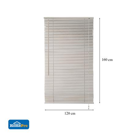 มู่ลี่ ไวนิล HOME LIVING STYLE WOOD 120x160 ซม. สีครีม_3