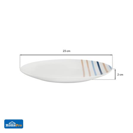 จาน BONE CHINA บัว 9