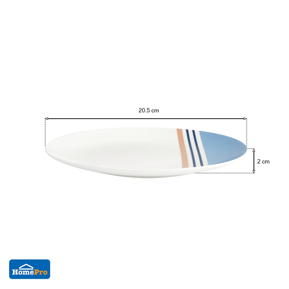 จาน BONE CHINA บัว 8" KECH GUARDIAN