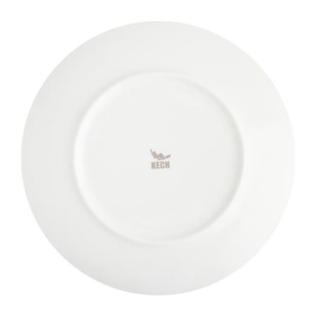 จาน BONE CHINA บัว 8