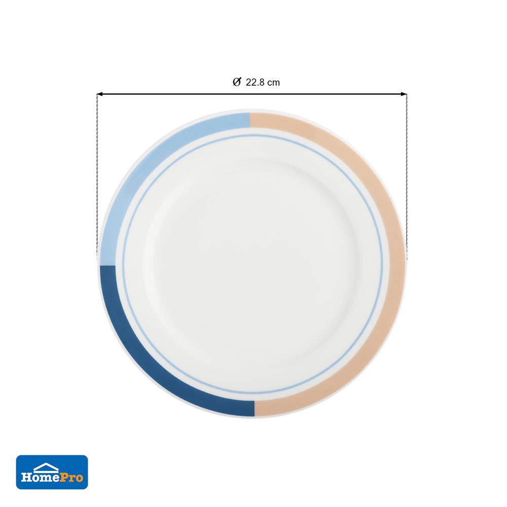 จาน BONE CHINA ตื้น 9" KECH GUARDIAN