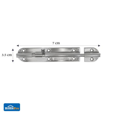 กลอนทั่วไป AZLE WL36-4 6 นิ้ว สีสเตนเลส_4