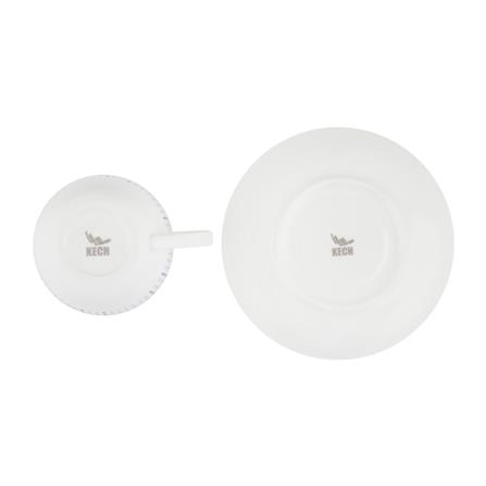 ชุดถ้วยกาแฟ BONE CHINA 250ml KECH GUARDIAN_2