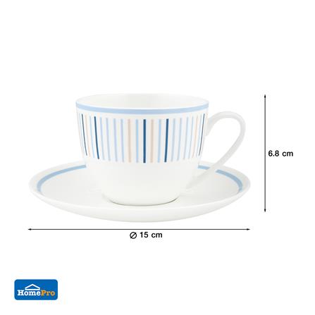 ชุดถ้วยกาแฟ BONE CHINA 250ml KECH GUARDIAN_4