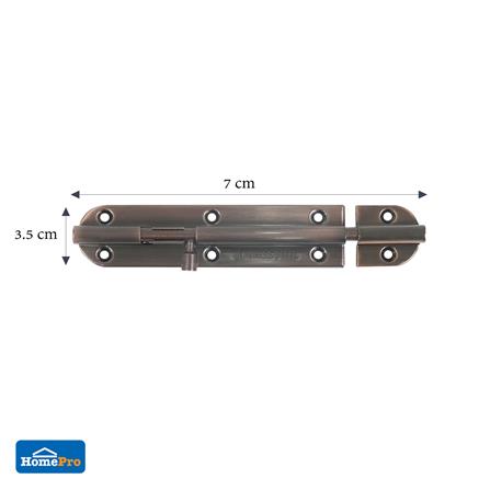กลอนทั่วไป AZLE WL36-4 6 นิ้ว สีทองแดงรมดำ_4