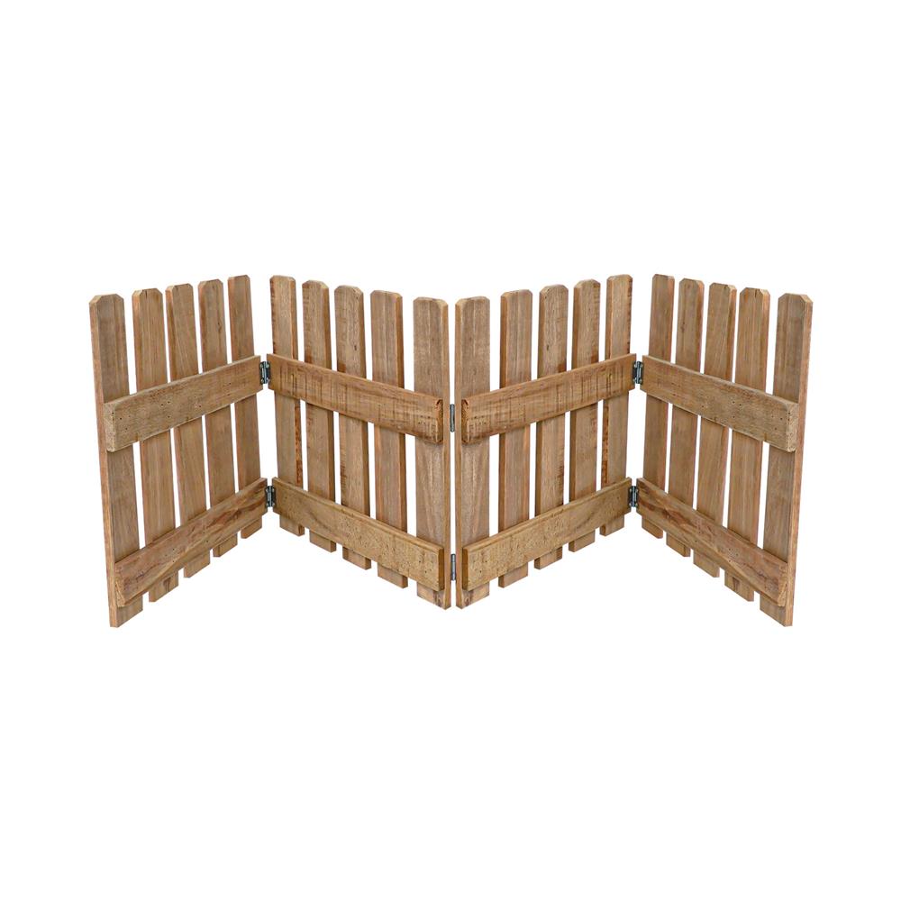 รั้วบานพับ ME LIVING NICE 118.5x30 ซม. สีธรรมชาติ