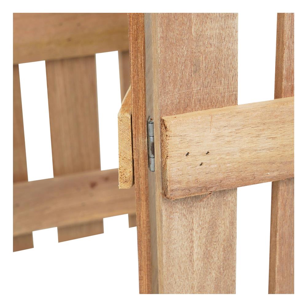 รั้วบานพับ ME LIVING NICE 118.5x30 ซม. สีธรรมชาติ