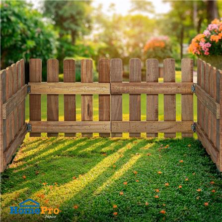 รั้วบานพับ ME LIVING NICE 118.5x30 ซม. สีธรรมชาติ_0