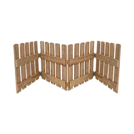 รั้วบานพับ ME LIVING NICE 118.5x30 ซม. สีธรรมชาติ_3