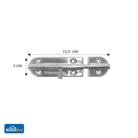 กลอนทั่วไป AZLE WL34-4 4 นิ้ว สีสเตนเลส_4