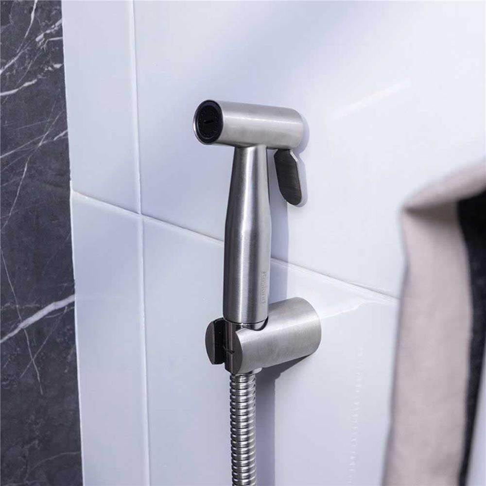 สายฉีดชำระสเตนเลสครบชุด RASLAND RA RAS2021 สีเงิน