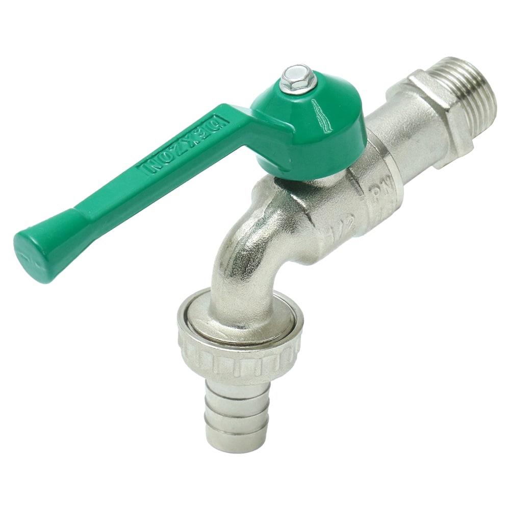 ก๊อกสนาม DEXZON 1/2 นิ้ว สีเขียว