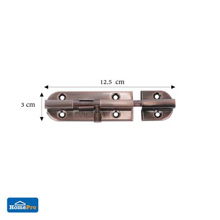 กลอนทั่วไป AZLE WL34-4 4 นิ้ว สีทองแดงรมดำ_4
