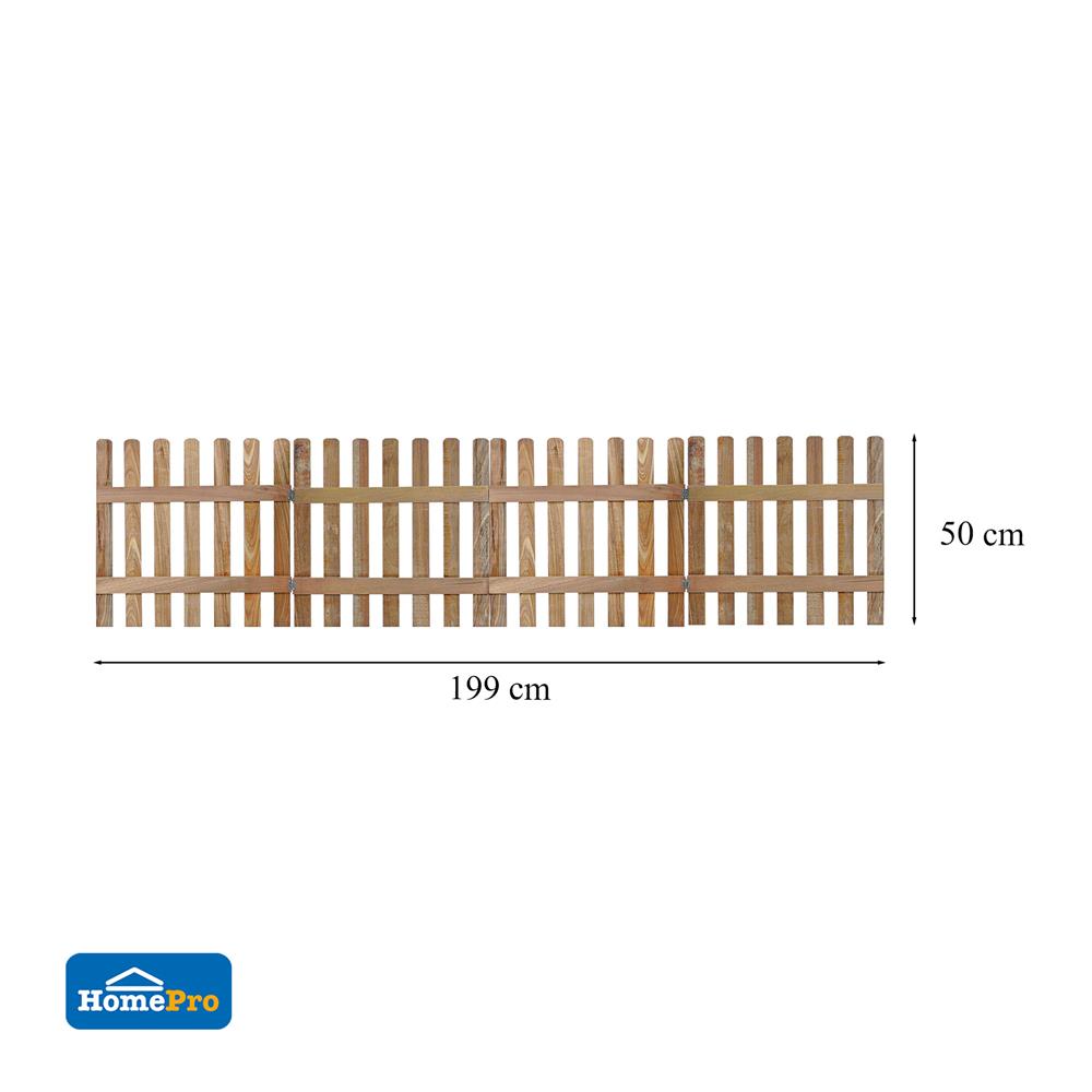 รั้วไม้ตั้งพื้น ME LIVING NICE 199x50 ซม. สีธรรมชาติ