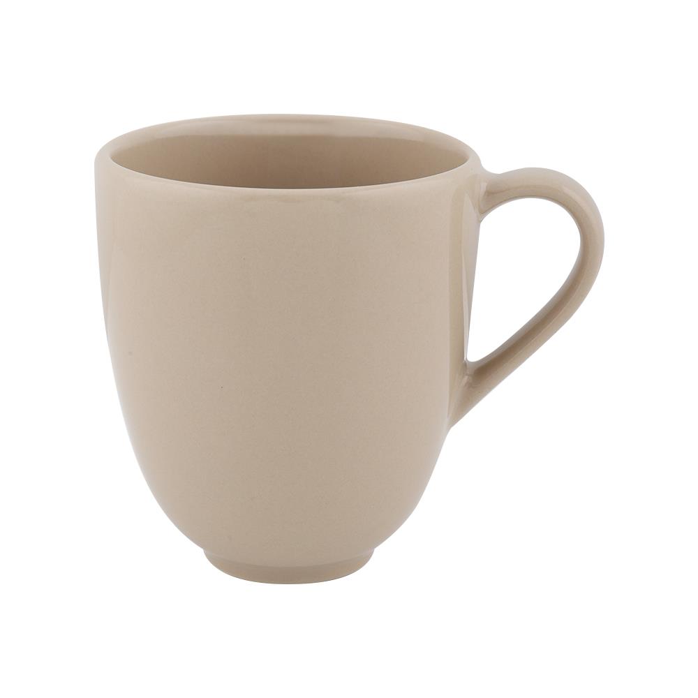 ถ้วยหูเซรามิก 350ml ME LIVING SHINE ครีม