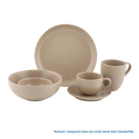 ถ้วยหูเซรามิก 350ml ME LIVING SHINE ครีม_3
